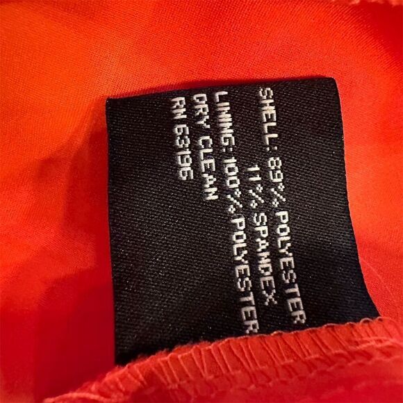 Ivy & Blu Women's Mini Wells Dress Size 6 Tangerine Square Neck - Picture 10 of 12